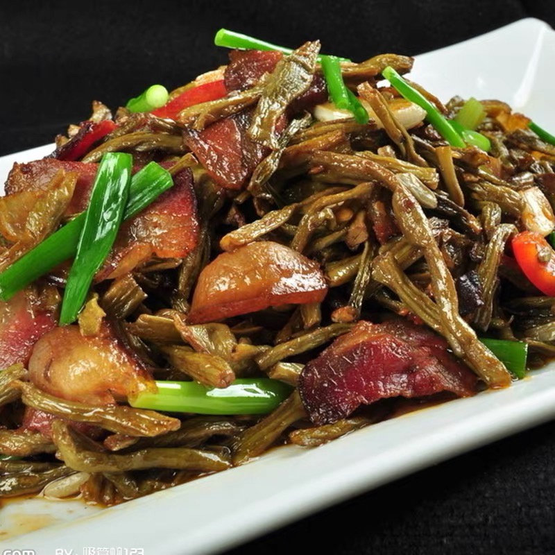 干豆角 彭泽农家自种日照豆角制作半斤、1斤装免切美味干豆角烧肉