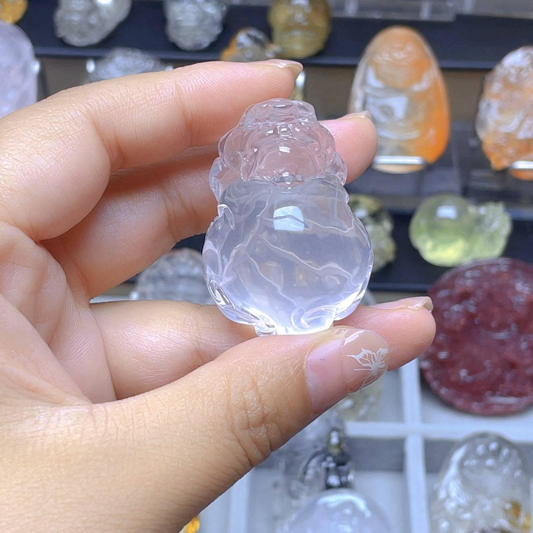 银S925镶嵌颈饰紫晶好****恐吊坠项链腰链