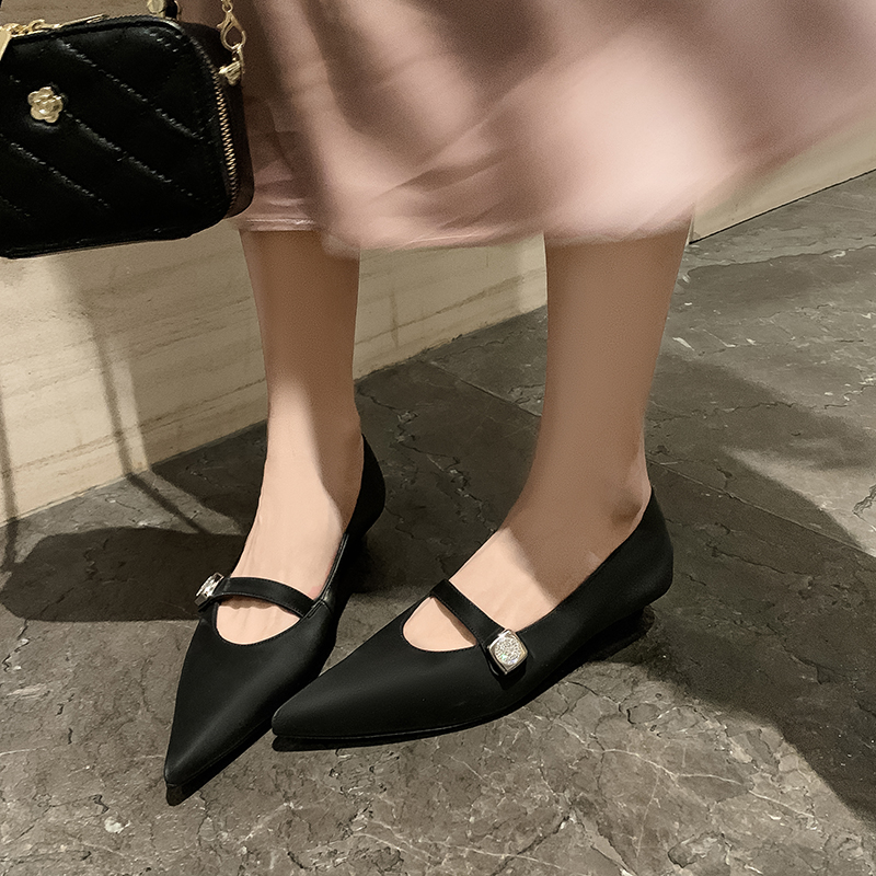 DJ时尚单鞋-A6016黑色