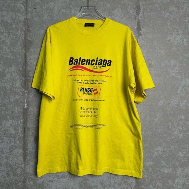 未使用 WE11 DONE XXS*1/巴黎世家/环保可乐短袖/18747/JP