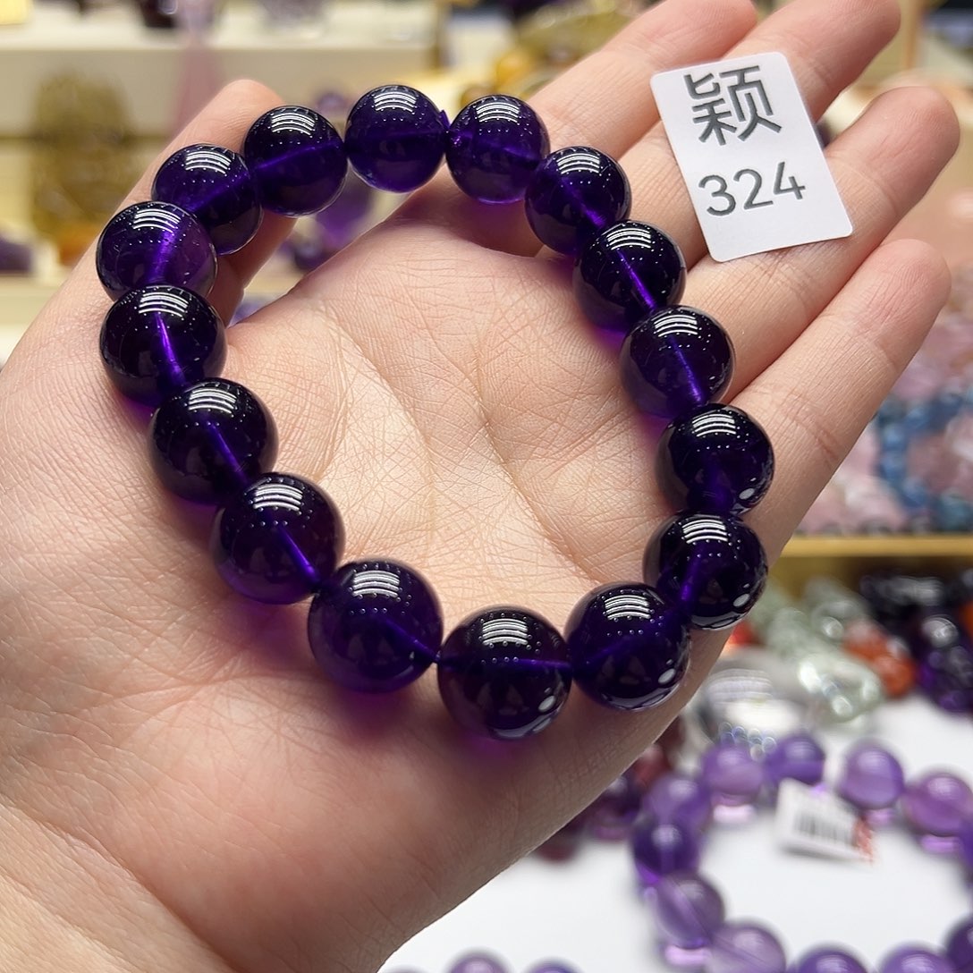 紫晶手链未镶嵌手链