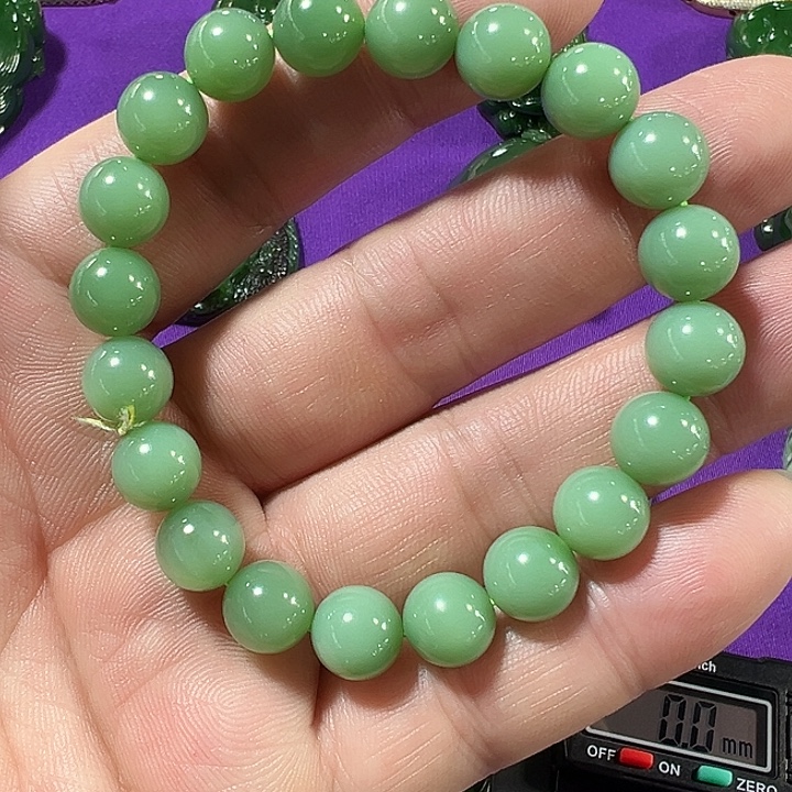 和田玉（碧玉）未镶嵌手串