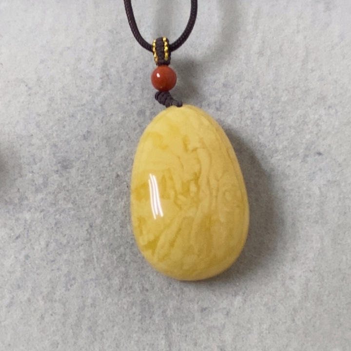 蜜蜡裸石未镶嵌吊坠