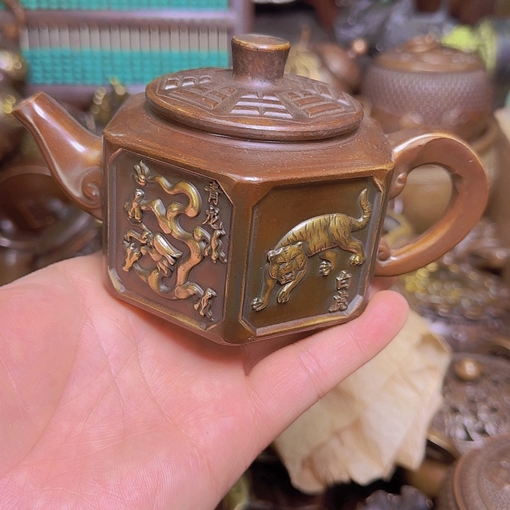 铜器办公室茶室摆件
