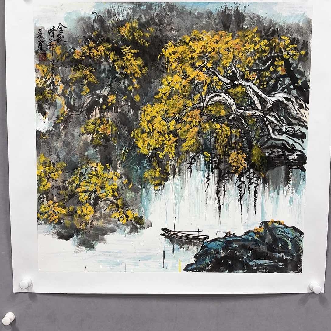 国画国画纯手绘作品请放心去藏