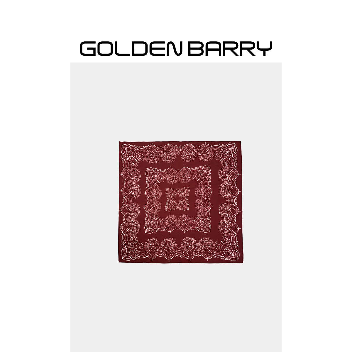 GOLDENBARRY|613008老钱风复古丝巾