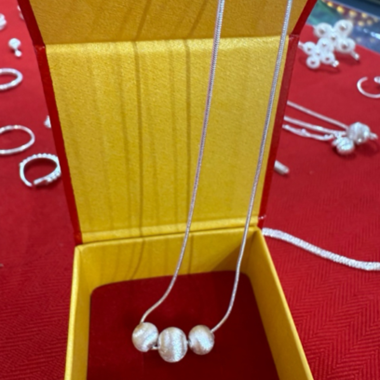 非金属仿珍珠手链 简约磨砂经典珠子串珠饰品