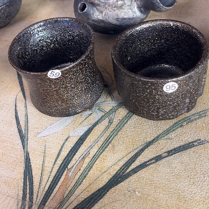 贝*也荥经黑砂茶具福利杯子2个