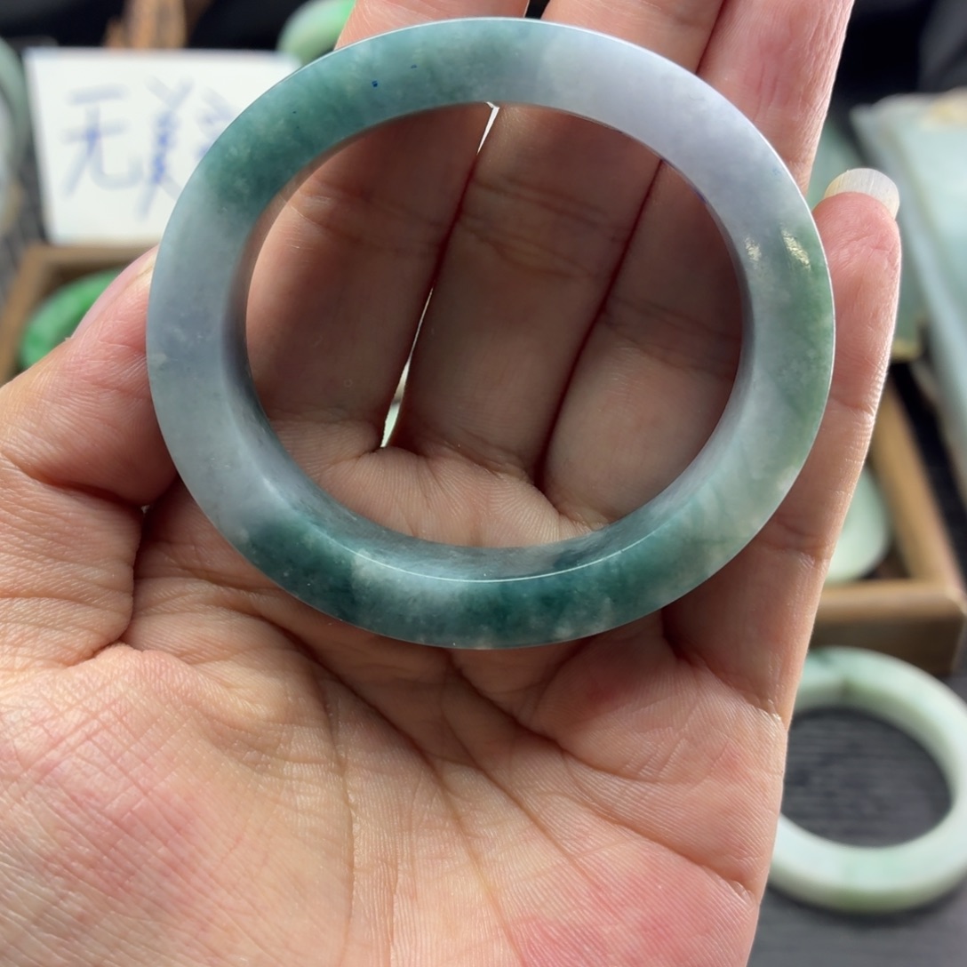 定制翡翠未镶嵌缅甸翡翠A货手镯毛胚定制