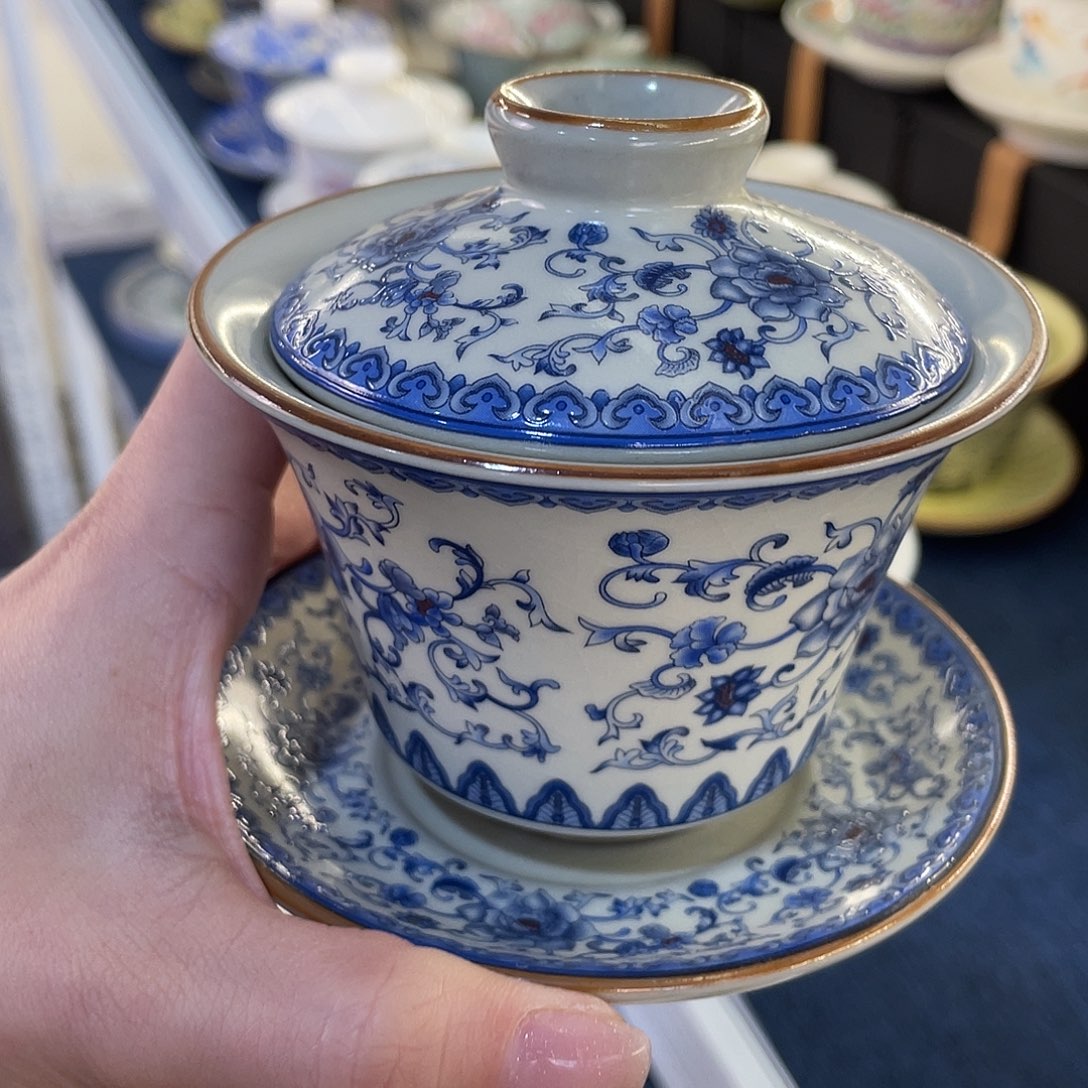 陶景德陶瓷盖碗茶具