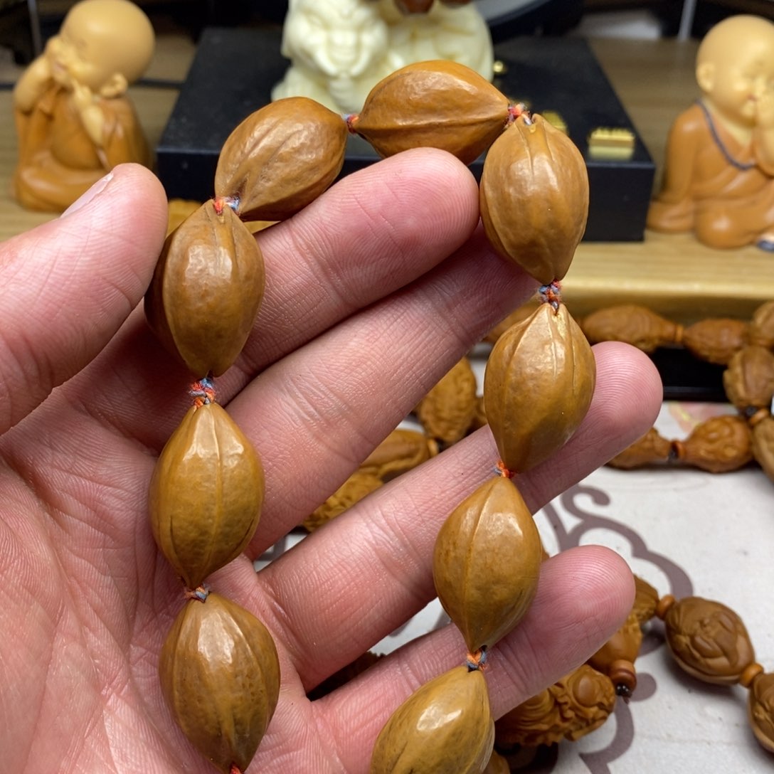橄榄核手串/手链橄榄核雕刻工艺手串7