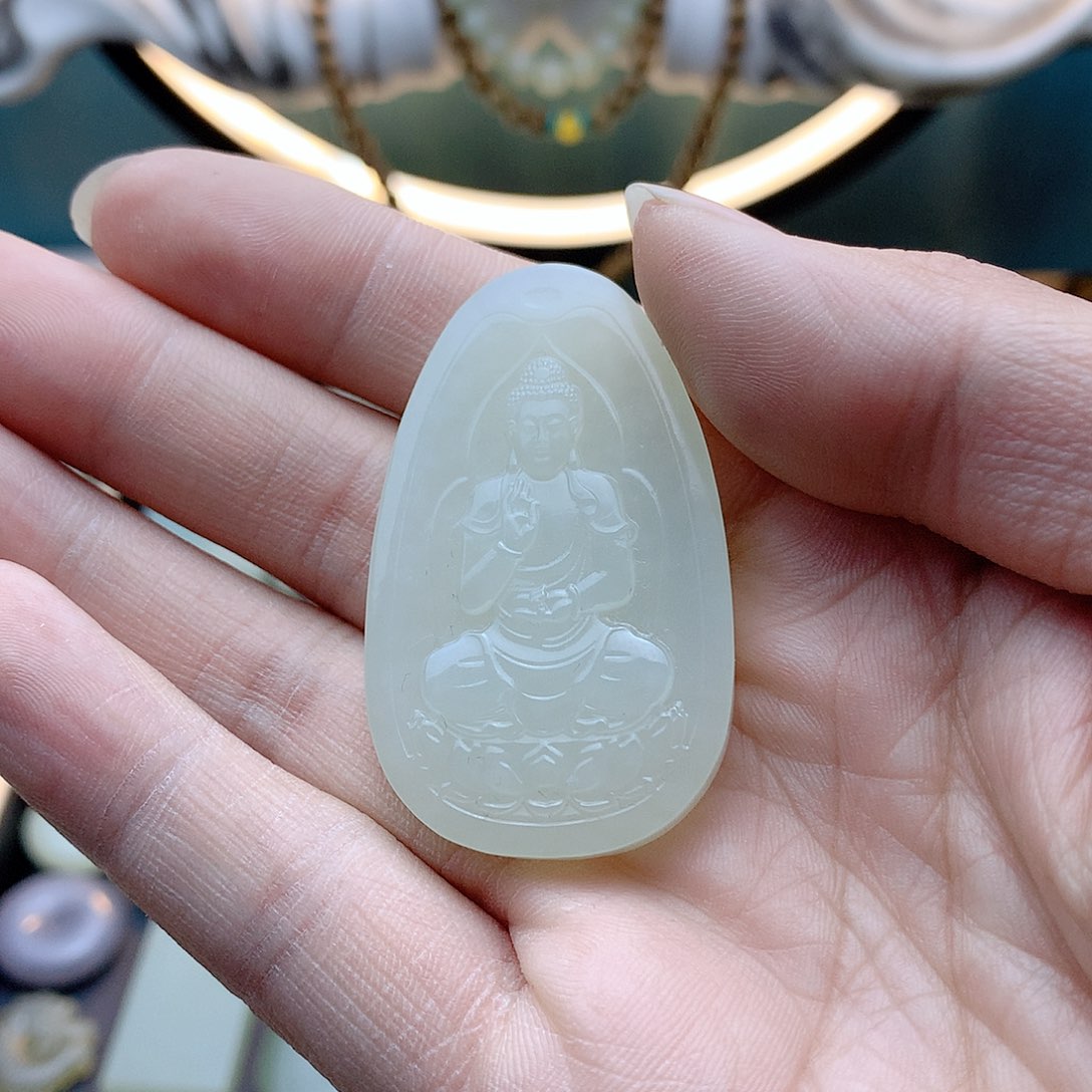 和田玉颈饰未镶嵌用****8