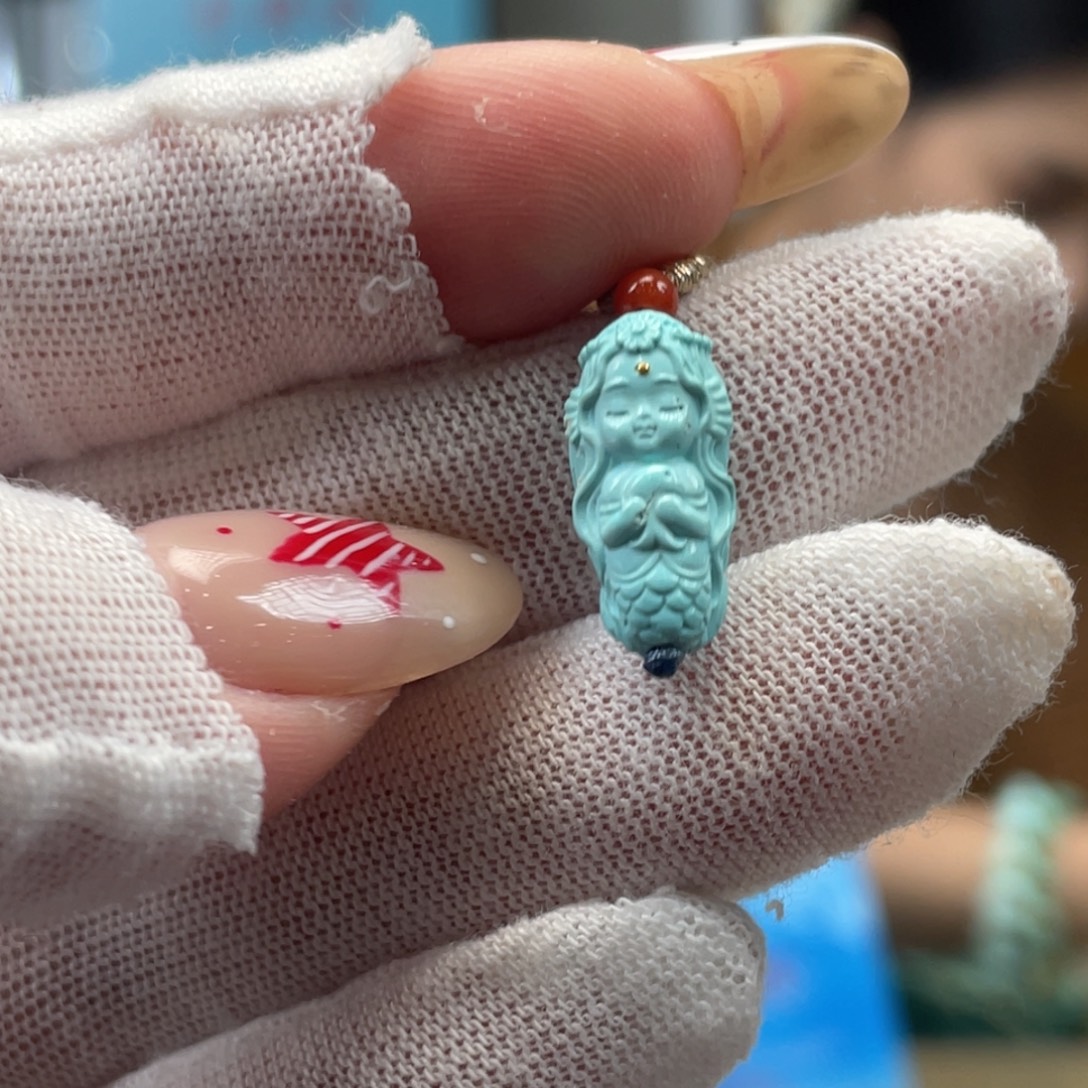 未镶嵌绿松石挂件