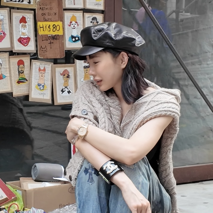 XHCHIC 设计款牛皮贝雷帽