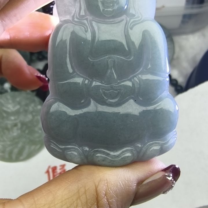 翡翠吊坠(不含链)银S925镶嵌