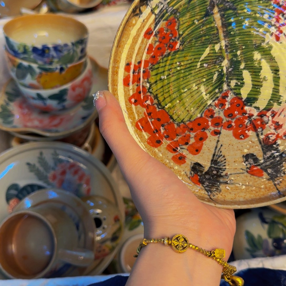 瓷片景德镇陶瓷手工手绘