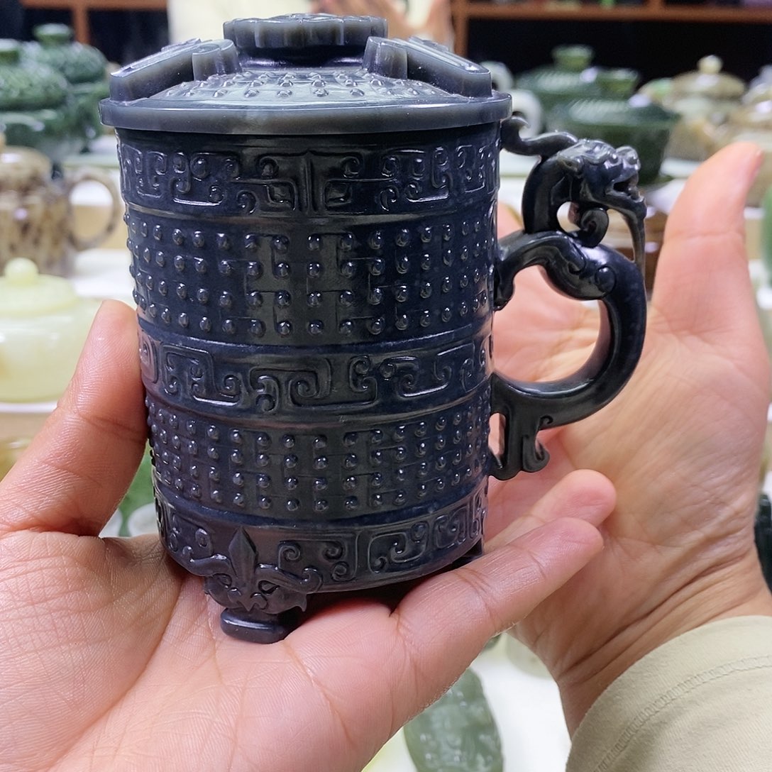 和田玉杯子未镶嵌c****8