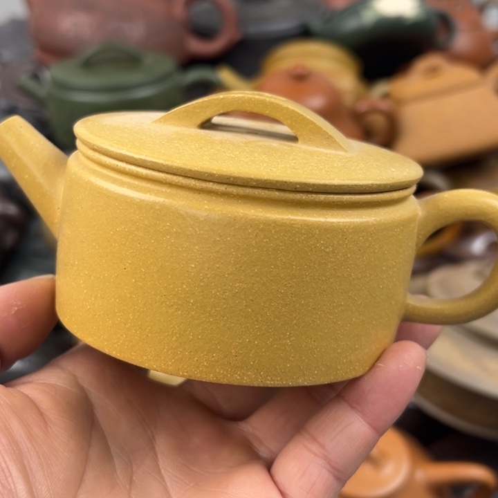 紫砂茶壶紫砂壶盖子开片