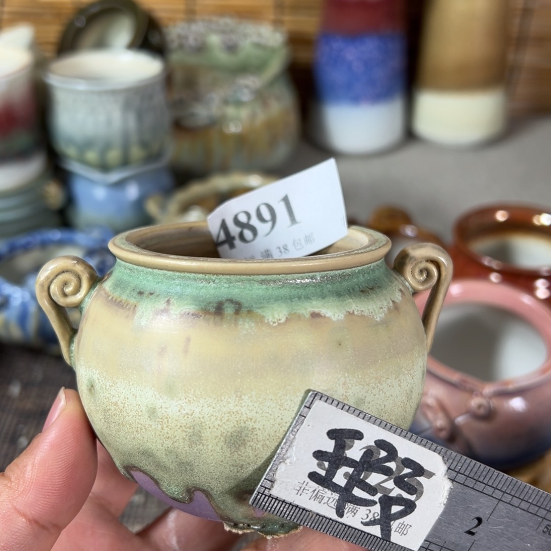 红陶瑕疵景德镇手工花盆