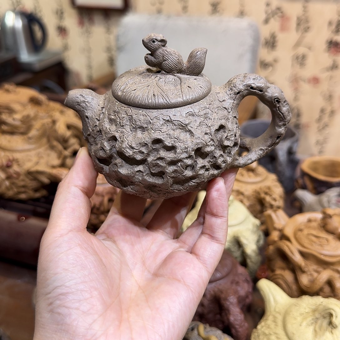 茶壶紫砂老料供春160cc