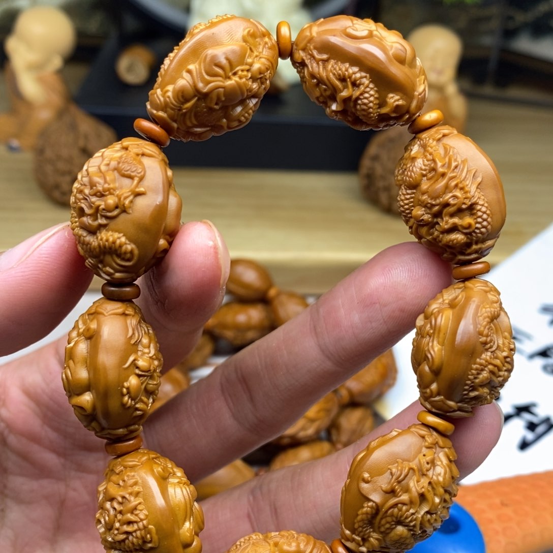 橄榄核手串/手链橄榄核雕工艺手串
