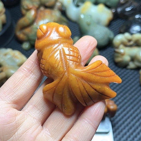 白玉菩提吊坠摆件