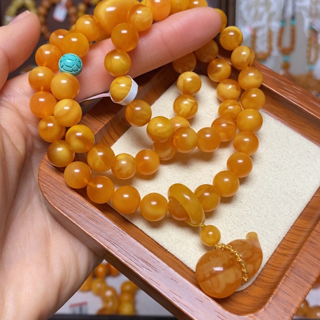 【闪购商品】手链蜜蜡未镶嵌手串