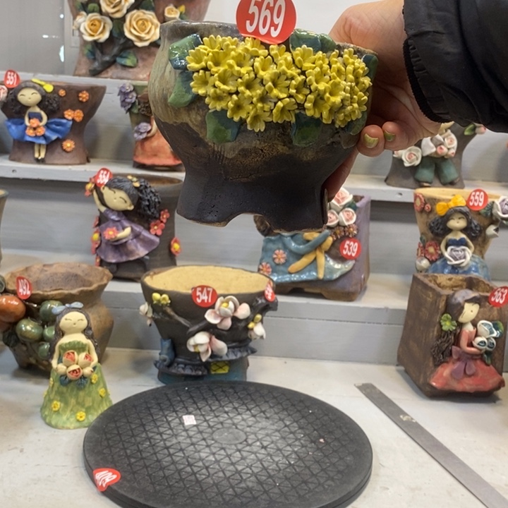 福利569号陶然花器手工花盆