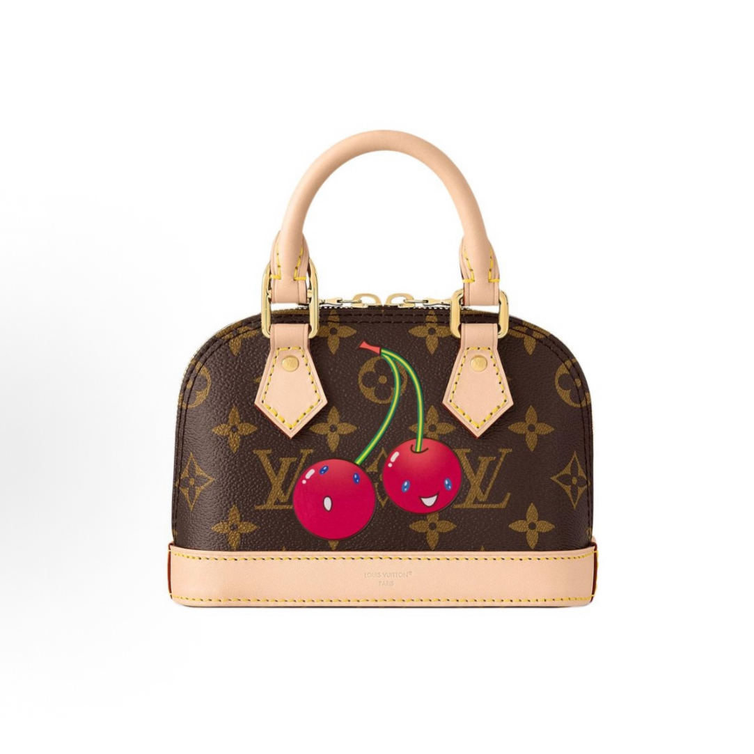 未使用 LouisVuitton/路易威登 LV村上隆 联名款 NANO 樱桃系列 