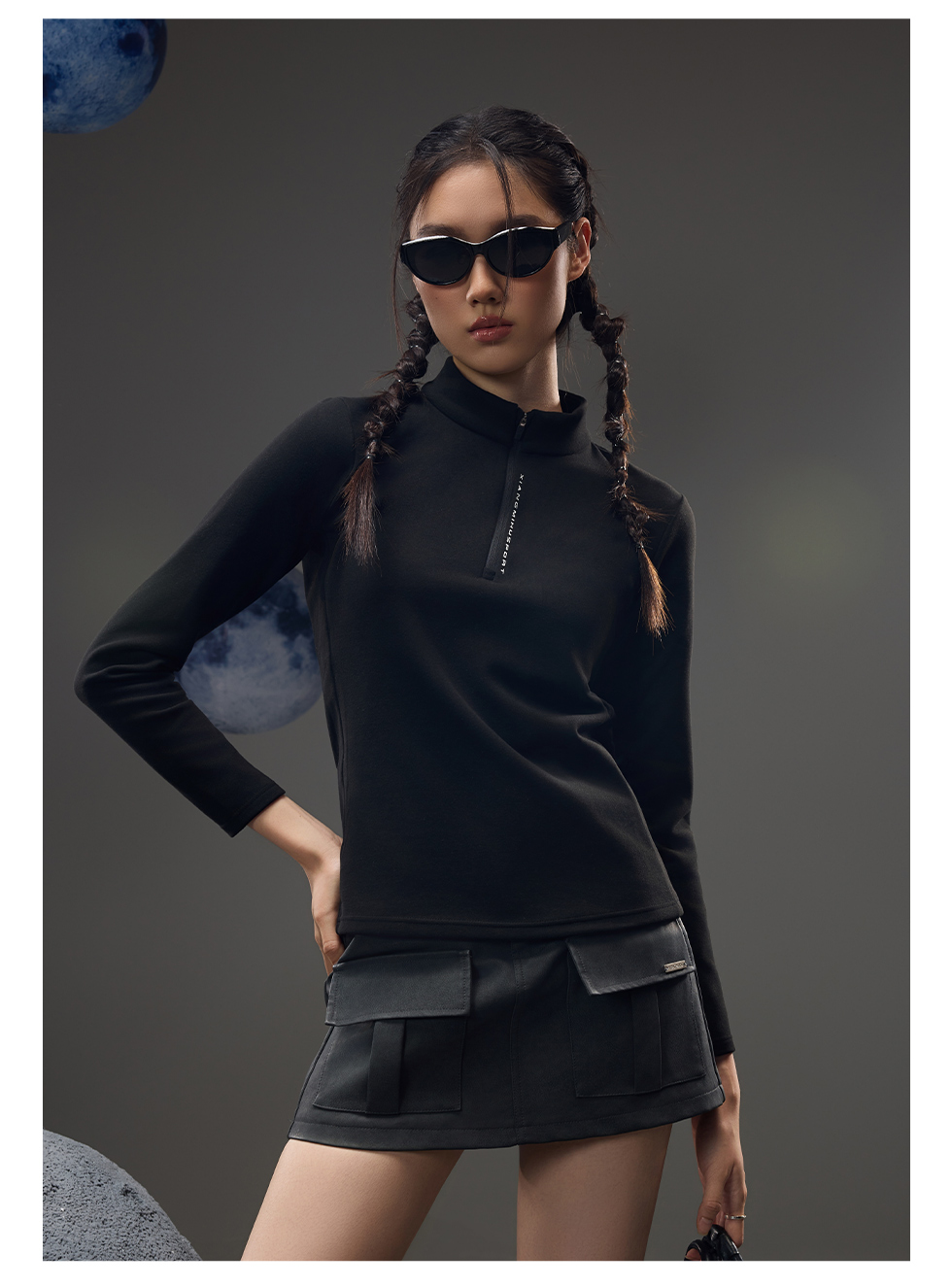 【A8082-df】女款长袖时尚休闲打底秋冬卫衣长袖保暖