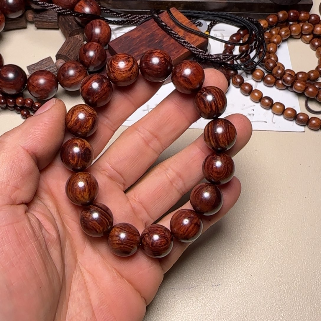 其他降真香海南红降1.5圆珠手串