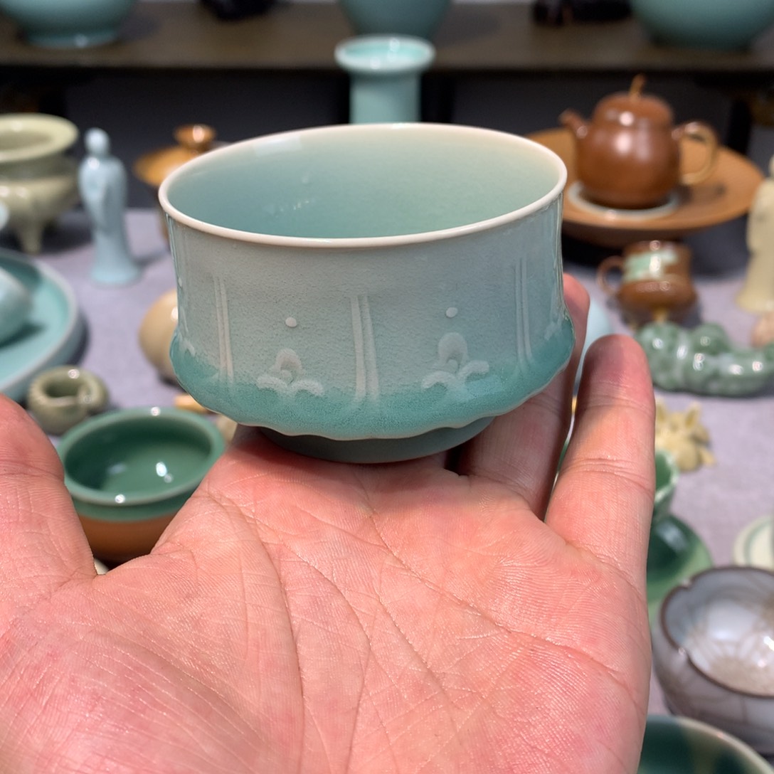 0*6龙泉青瓷粉青制作