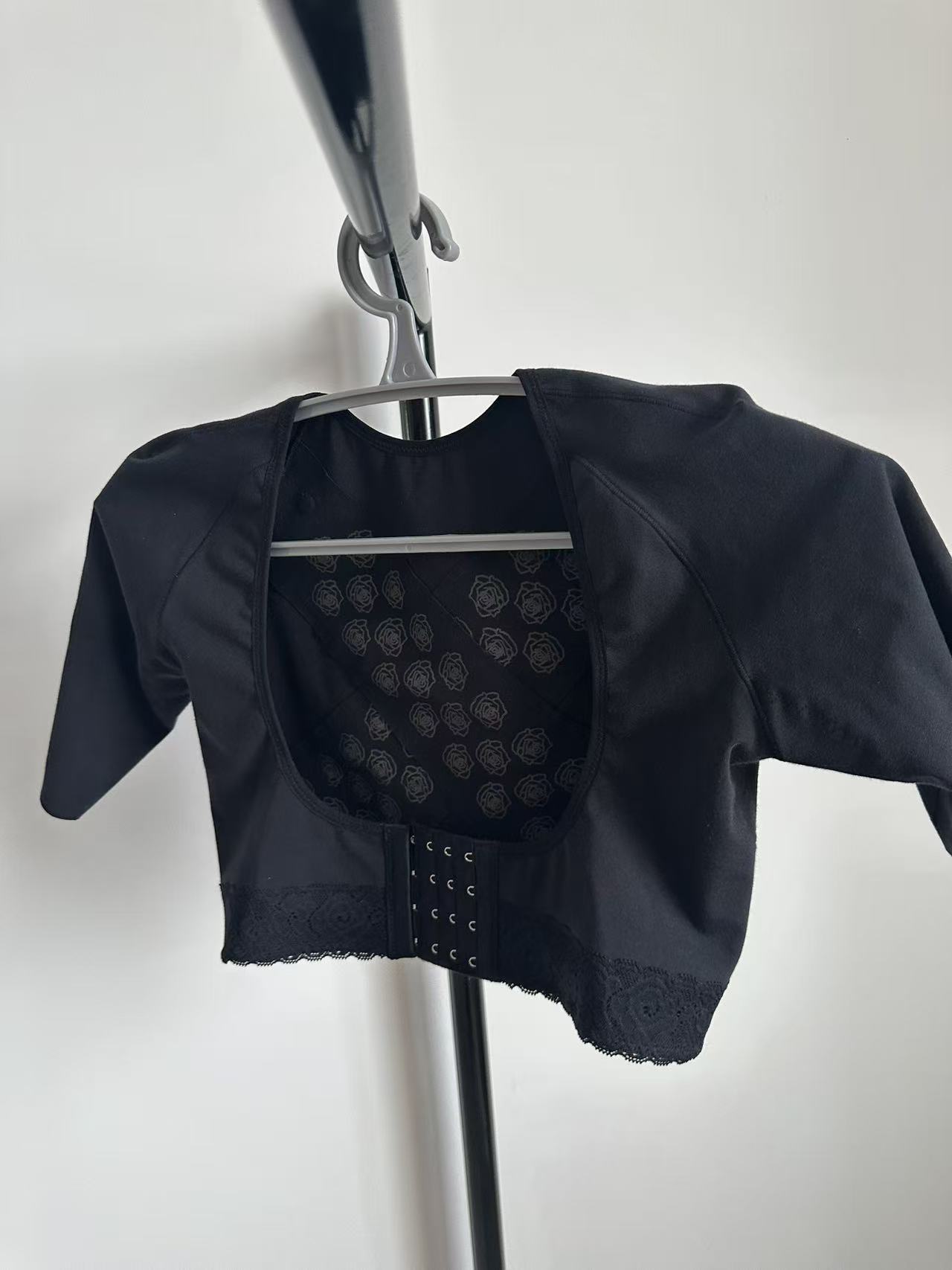 院线级别收手臂掰掰肉蝴蝶袖半袖塑身收副乳上衣美背