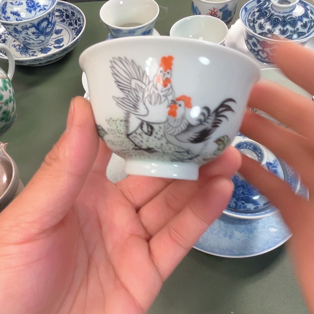 杯青花瓷器青花瓷器