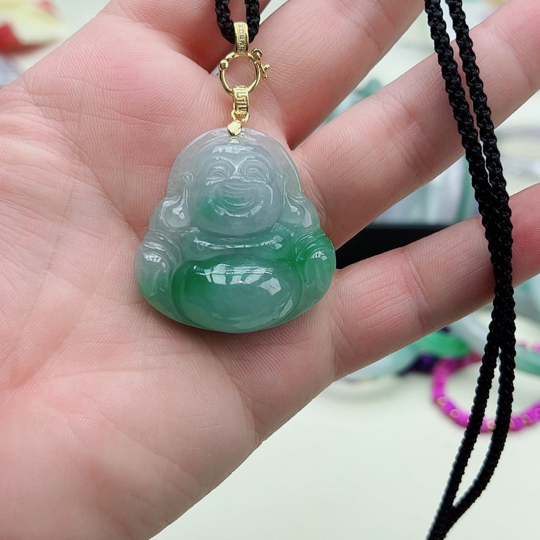 翡翠吊坠(赠链)银S925镶嵌