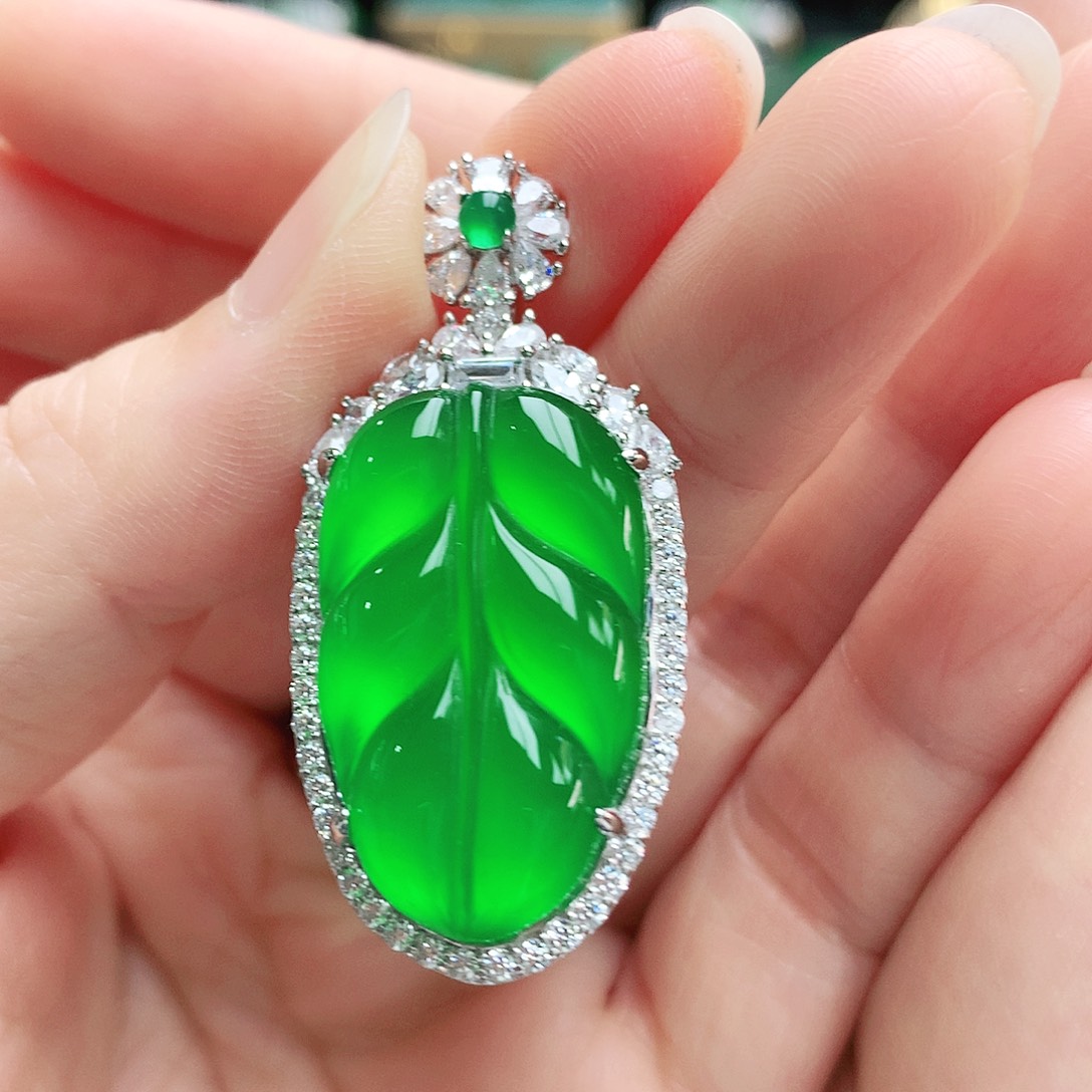 玛瑙/玉髓吊坠银S925镶嵌