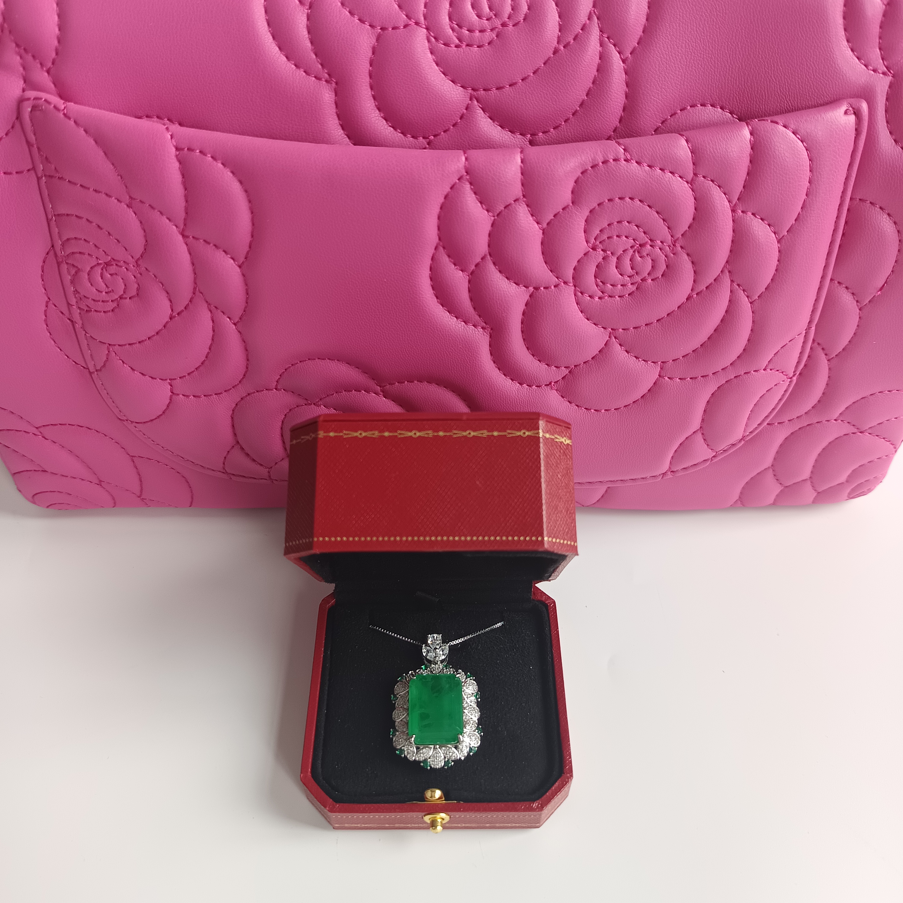 2765绿项链--高贵女王绿-精工绿项链赠礼盒