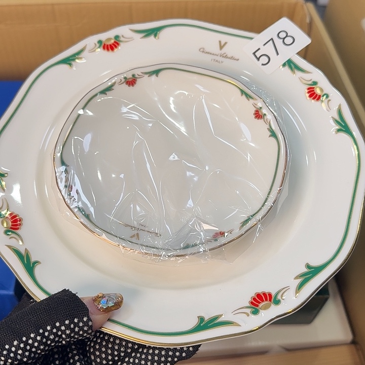 瓷片很好看的盘子