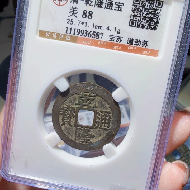 铜DX评级币一个……6587