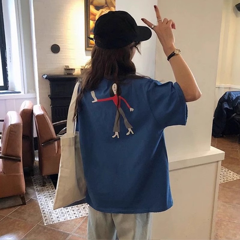 四个码都有货，需要直接拍蓝色超火小众设计感2025年新款上衣百搭