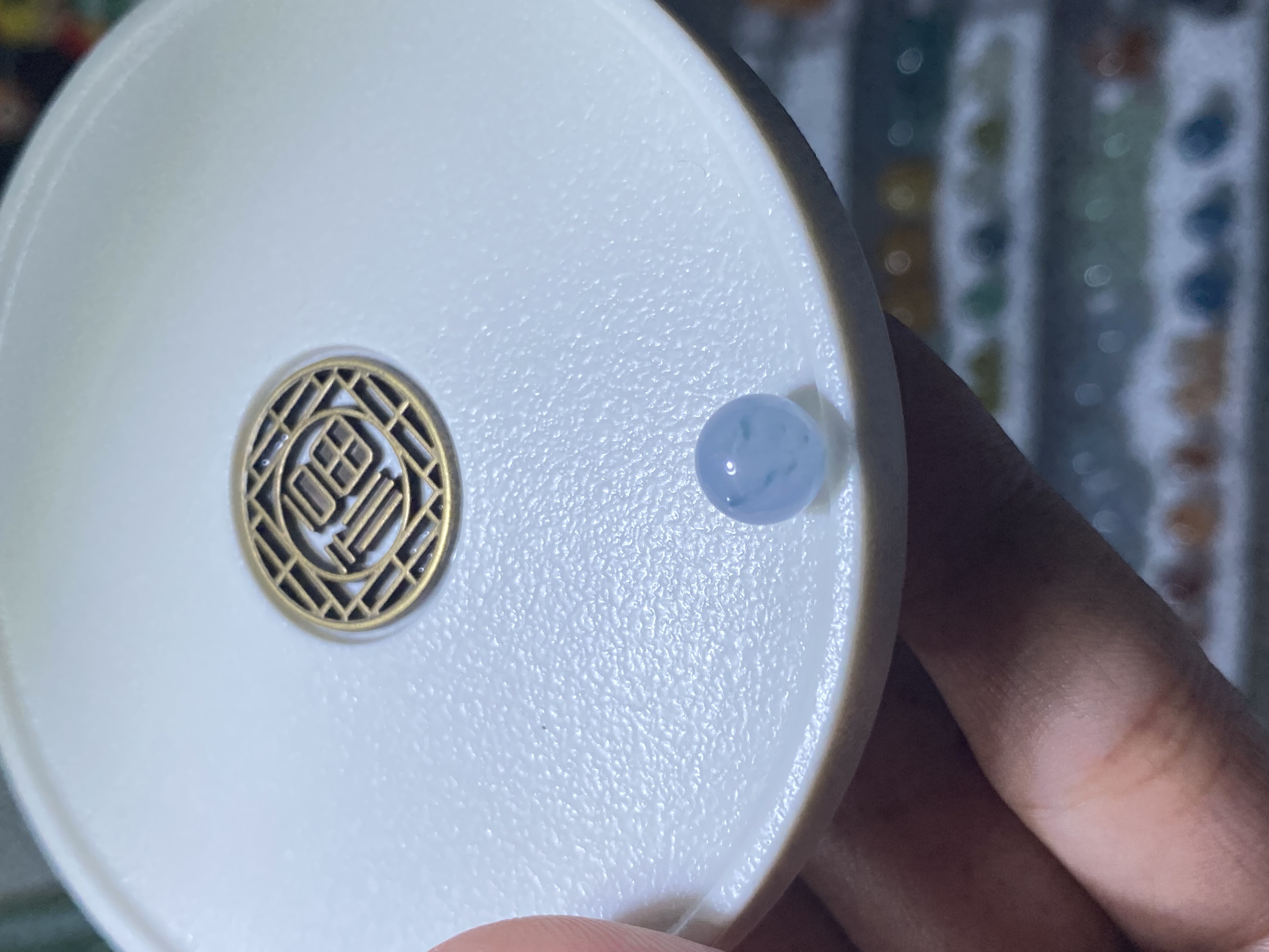 缅甸翡翠A货 天然冰紫飘花圆珠 卡7单珠 散珠 手工diy 