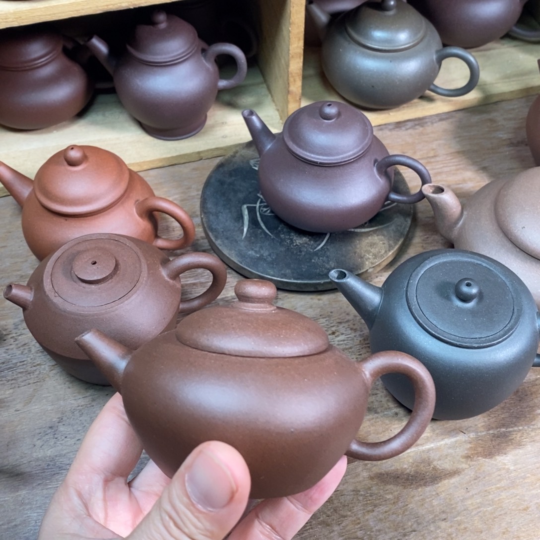 紫砂茶壶140cc全手工摹古
