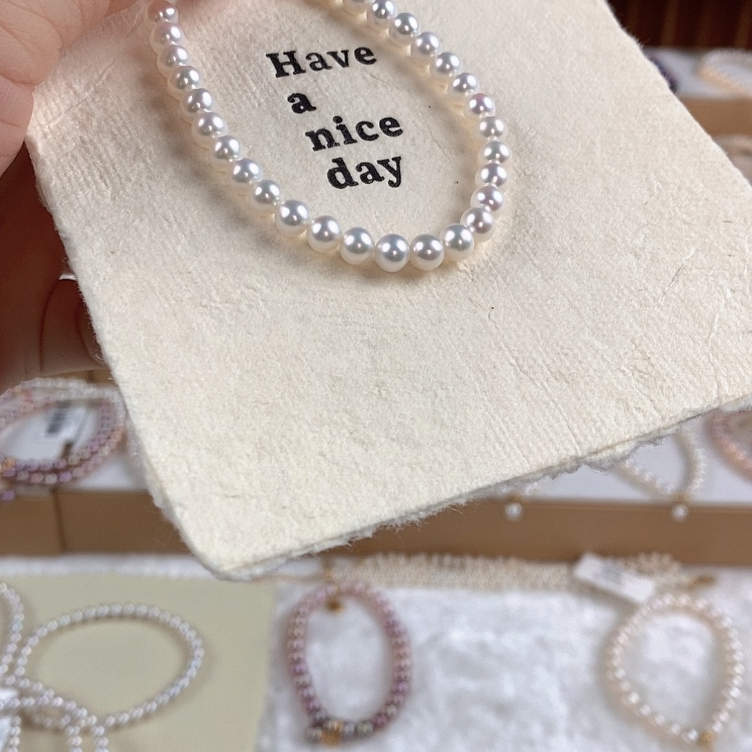 未镶嵌手绳淡水珍珠