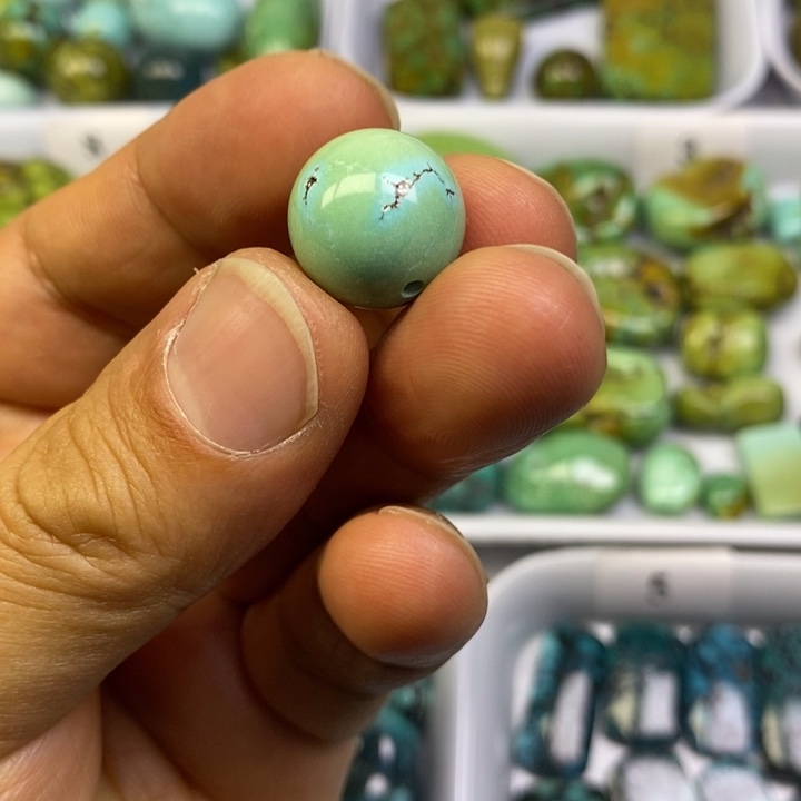 熙***号高瓷炫彩绿圆珠卡15