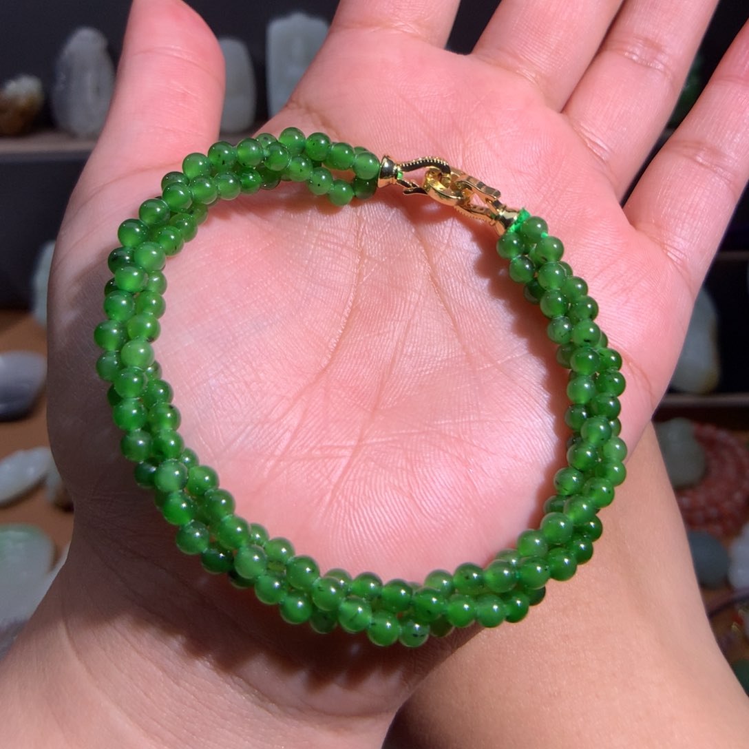 和田玉手链未镶嵌