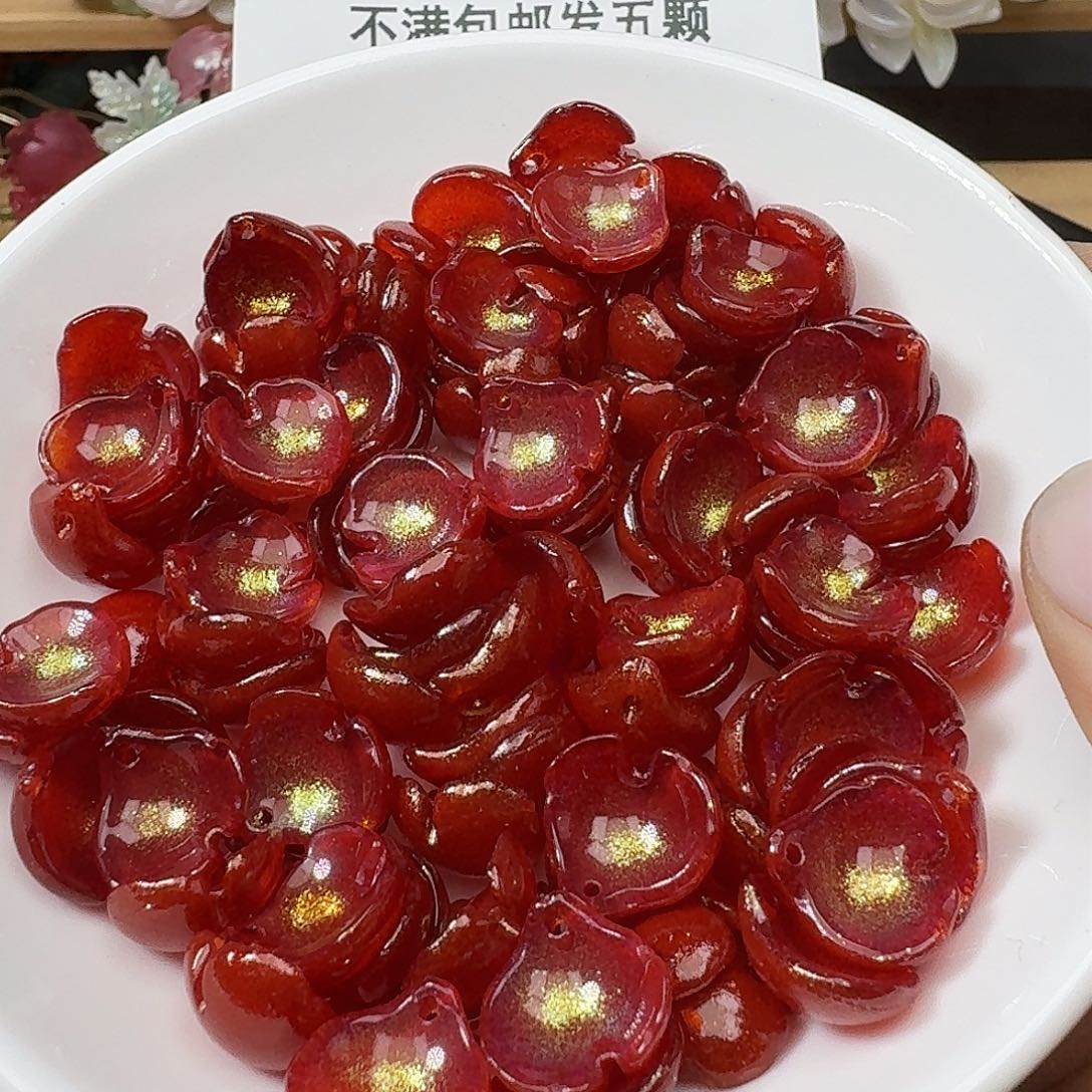 玻璃15号小号芍药花