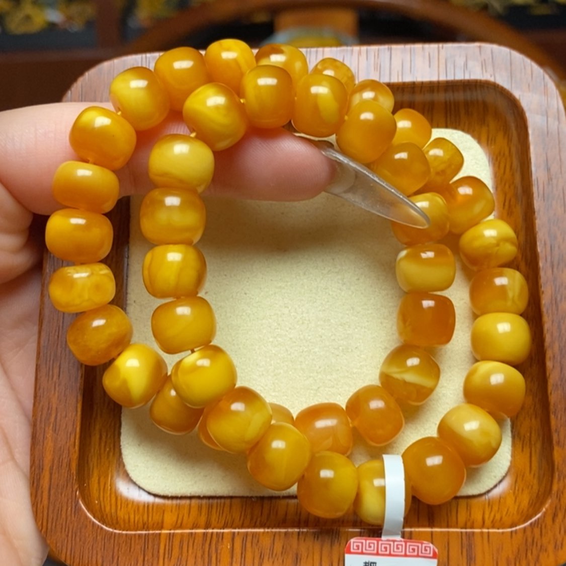【闪购商品】蜜蜡手链未镶嵌手串