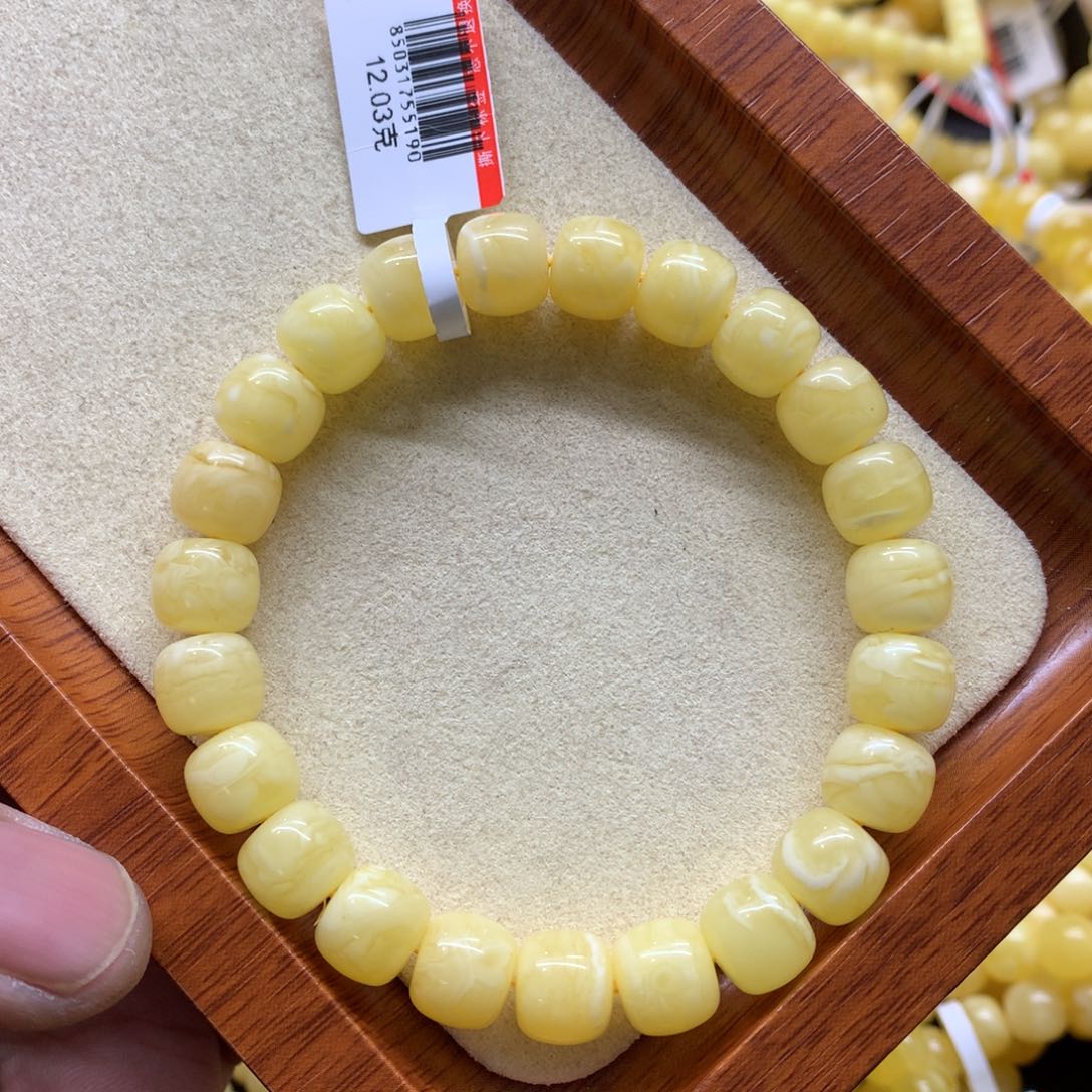 蜜蜡手链未镶嵌蜜蜡
