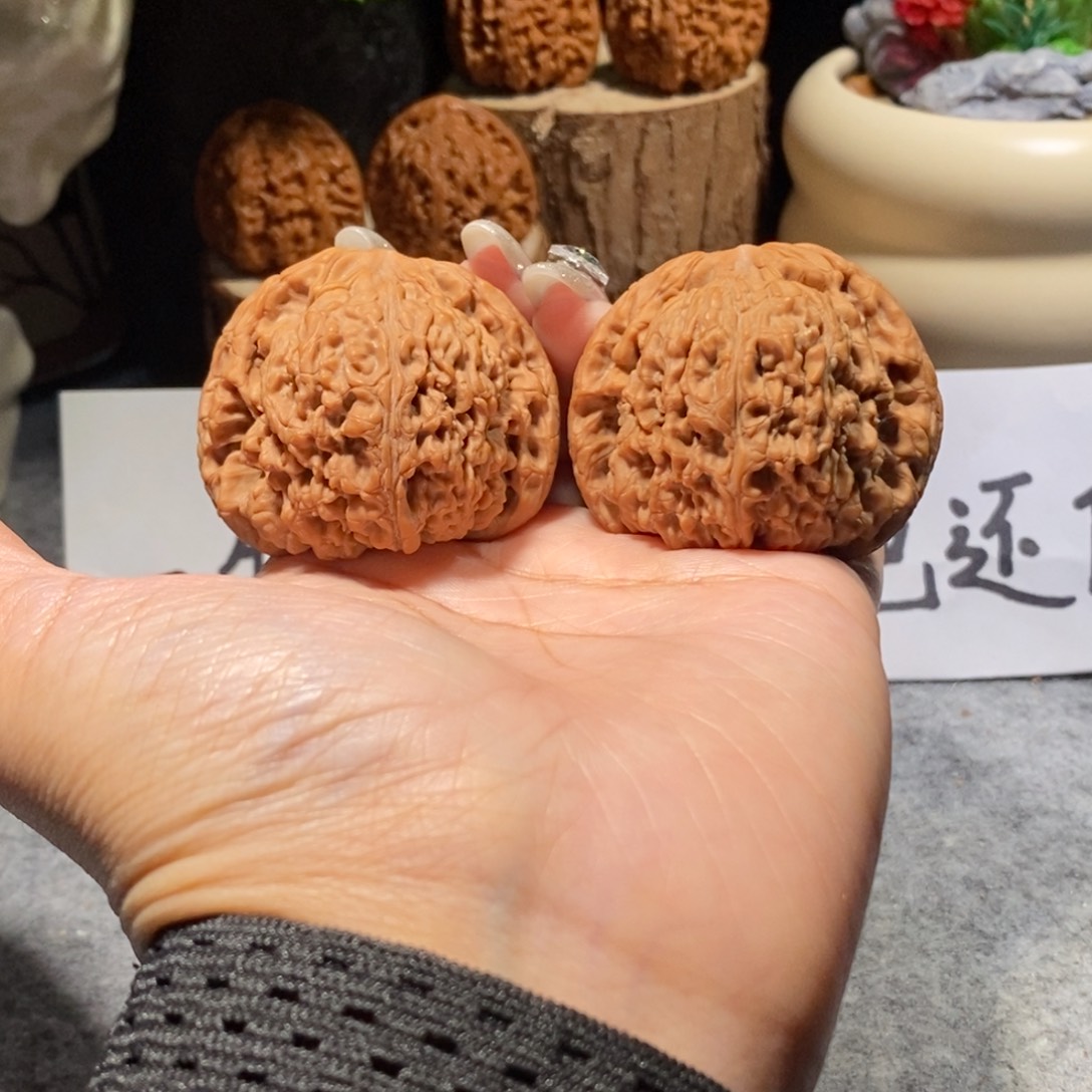 把件核桃全品47南疆石