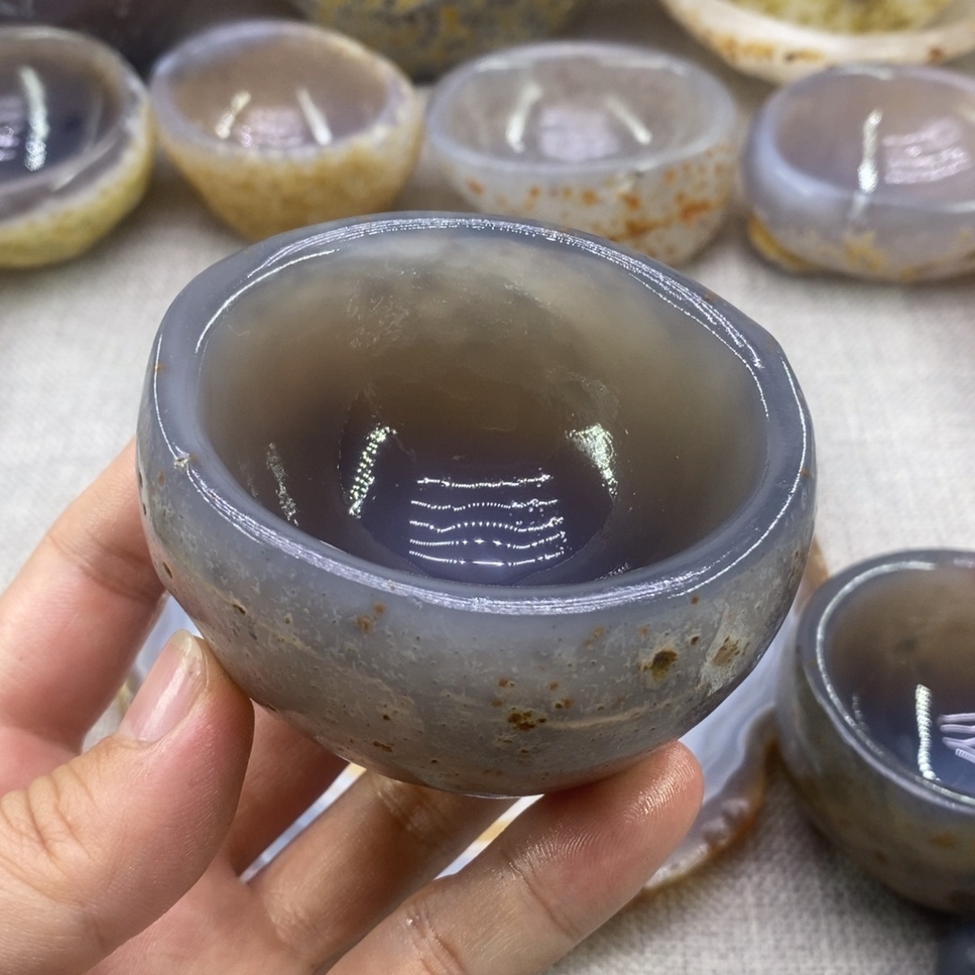 凌***风玉原石手工制品石碗